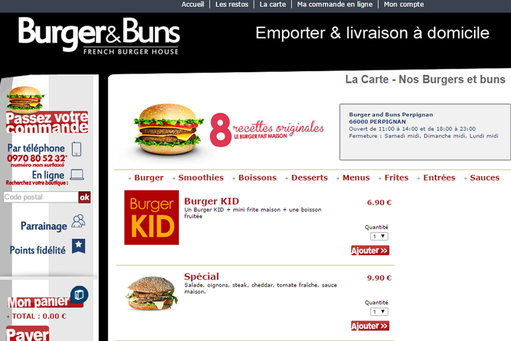 Screen Studio : un site de e-commerce